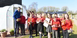 Adam Frost surprises Trellech pupils