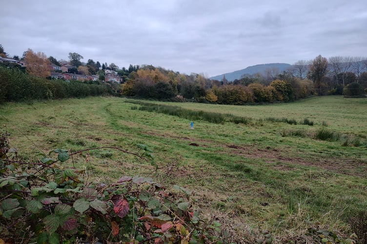 The filed planned for the proposed health centre 