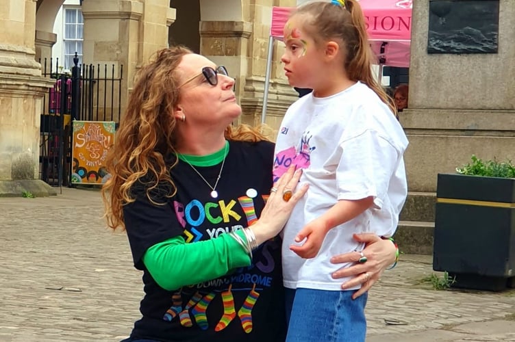 Mum Lucy with Oti