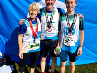 Family stride out for charity ahead of Kymin Dash