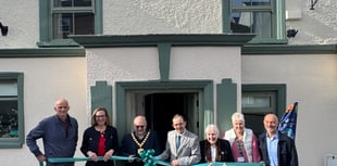 MP Fookes at Chepstow community fridge opening