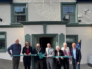 MP Fookes at Chepstow community fridge opening