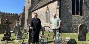 Volunteers keep St. Mary's tidy