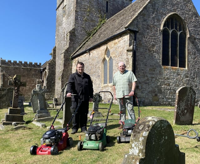 Volunteers keep St. Mary's tidy