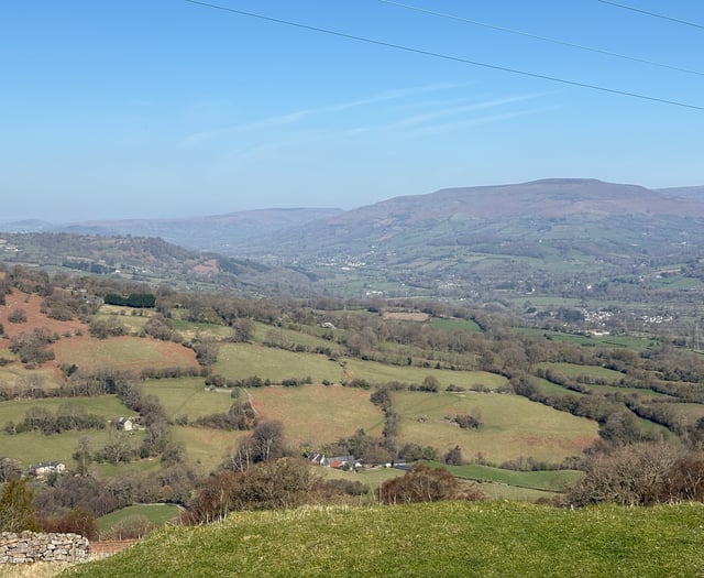 Monmouthshire is top of the charts with walkers
