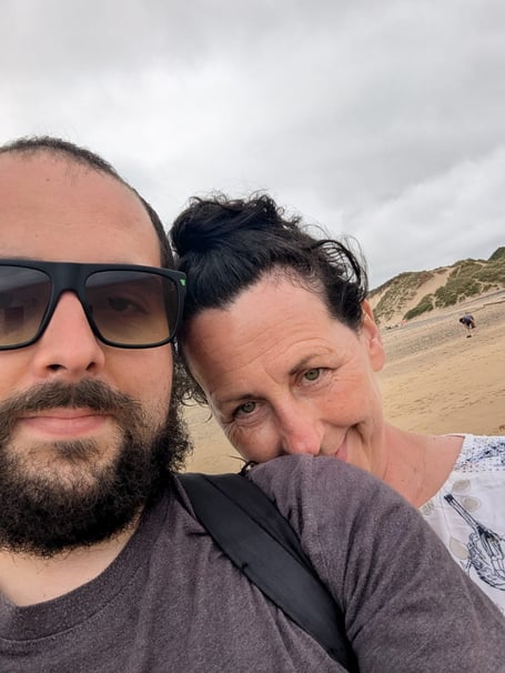 Bridget and Gabriel- carers at Gibraltar Nursing Home 