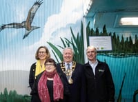 MP and Mayor unveil Monmouth mural project
