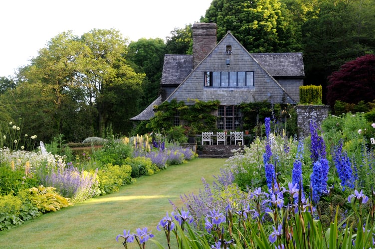 The Arts and Crafts garden at High Glanau