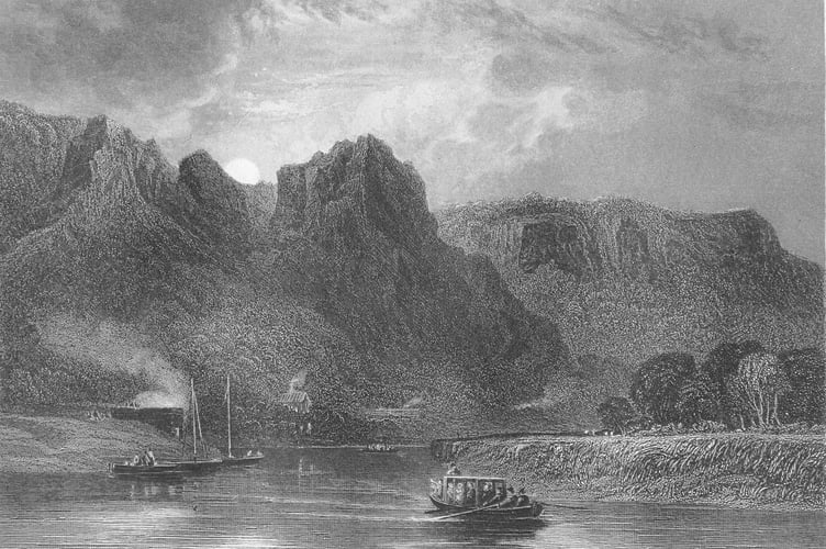 Artistic view of the Wye Valley