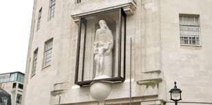 BBC reinstalls controversial artist's vandalised sculpture