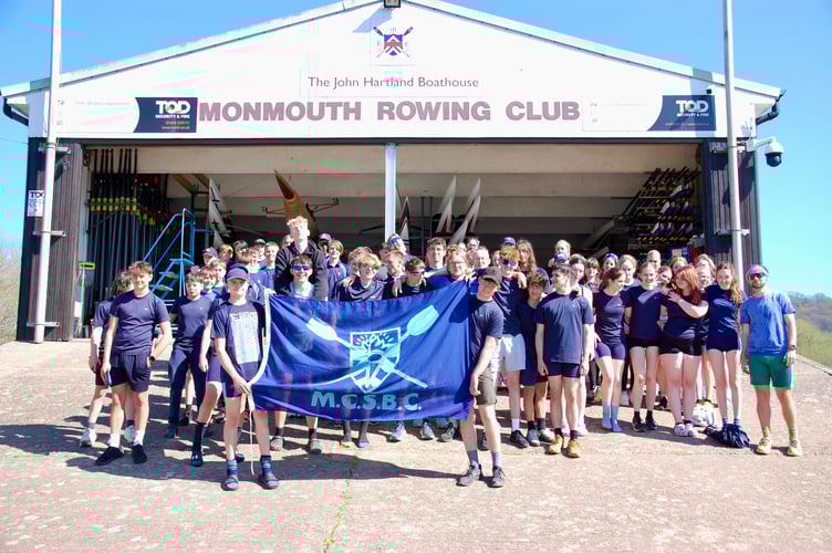 Monmouth Comprehensive School Boat Club members aced their half marathon fundraiser
