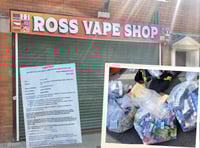 Vape shop closed for three months after organised crime crackdown