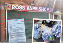 Vape shop closed for three months after organised crime crackdown