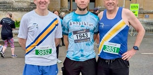 Runners eat up the miles in marathons and across borders