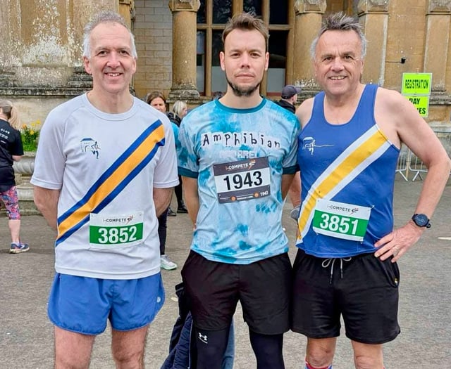 Runners eat up the miles in marathons and across borders