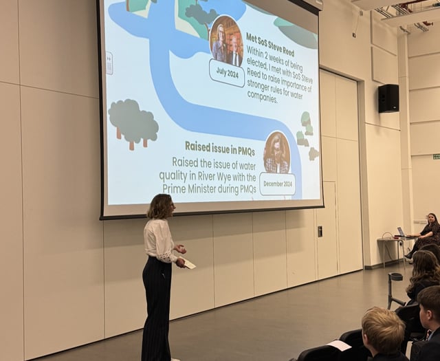 Catherine Fookes inspires Monmouth students