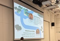 Catherine Fookes visits inspiring Monmouth students