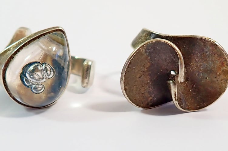 Two Danish Silver Rings 