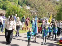Scouts gather at castle for St George celebration