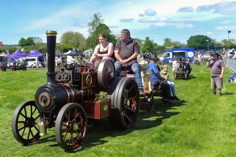 The sights and sounds of a steam engine