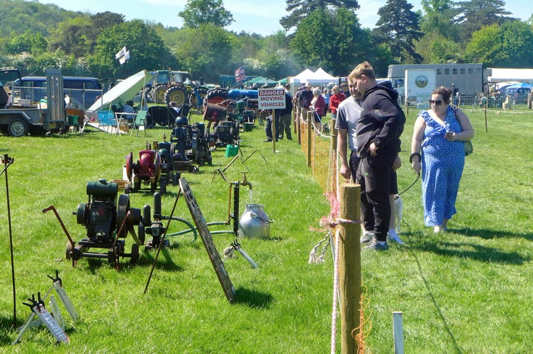 Petrol and paraffin machines were used before electricity was available