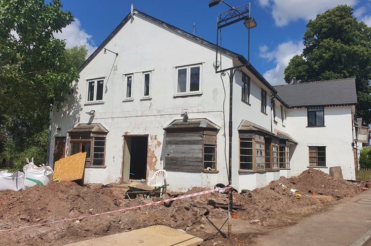 GV of derelict pub