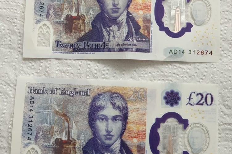 counterfeit bank notes