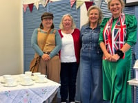Laura Anne Jones celebrates VE day in Monmouthshire