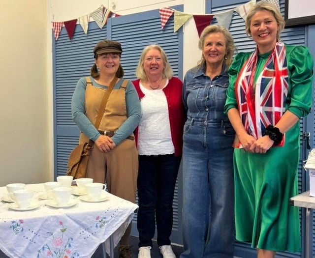 Laura Anne Jones celebrates VE day in Monmouthshire