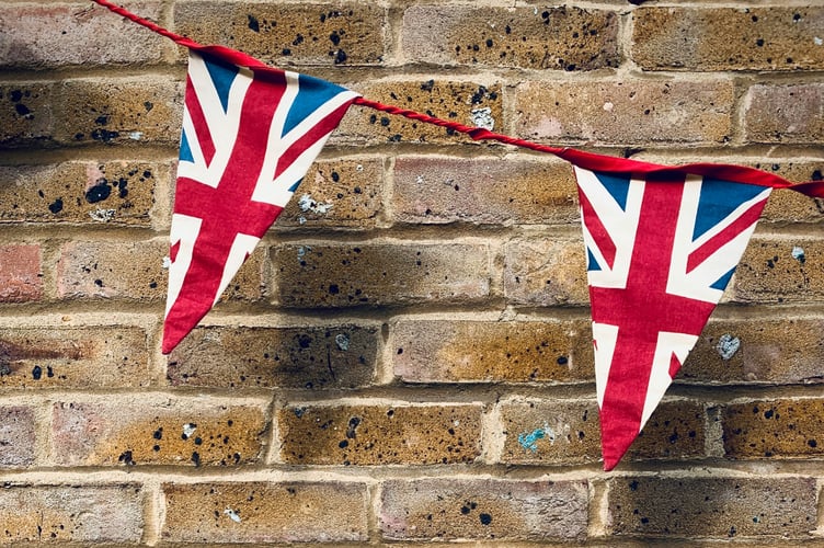 Union jack flags