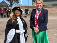 Laura Jones praises Monmouth VE Day service