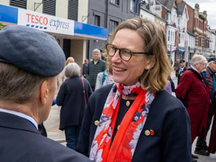 Fookes marks VE Day in Monmouthshire