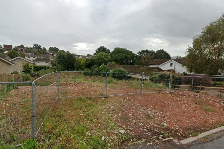 The site of the proposed building plot on Beaufort Road in Osbaston
