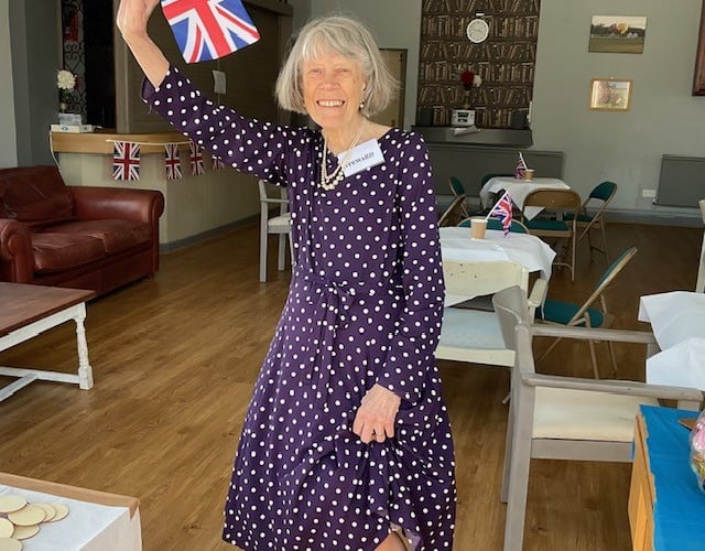 Rev jean Prosser celebrated VE Day 80