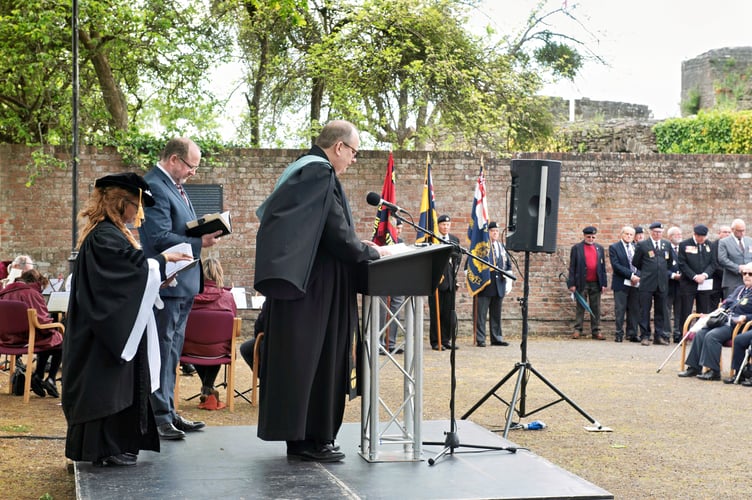 The service was led by the school chaplain and the Baptist and Methodist ministers