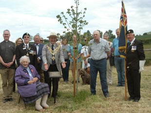 Peace tree planted at Violette Szabó museum