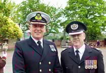 Two Monmouth men took part in London's VE parade