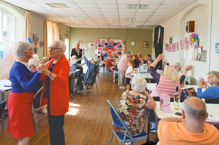 Wyesham VE Day celebrations at St James' Hall