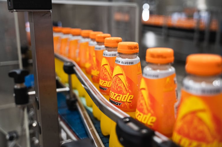 Lucozade Energy now with half sleeve Bring the Energy