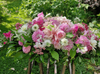 Funeral flowers at Chelsea show