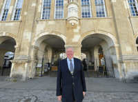 Councillor Evans on his mayoral term