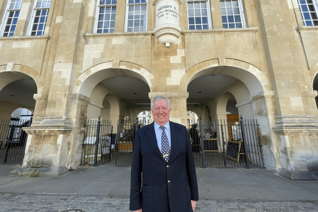 Councillor Evans on his mayoral term