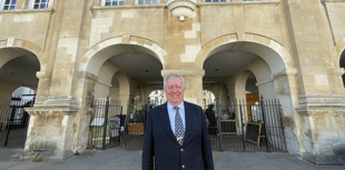 Councillor Evans on his mayoral term