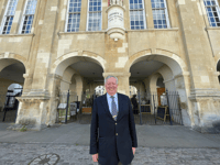 Councillor Evans on his mayoral term