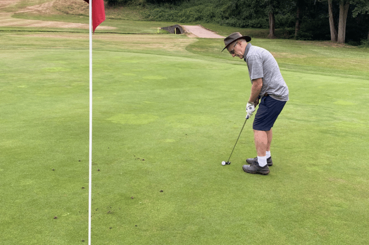 Chris Davis at Rolls of Monmouth golf course 