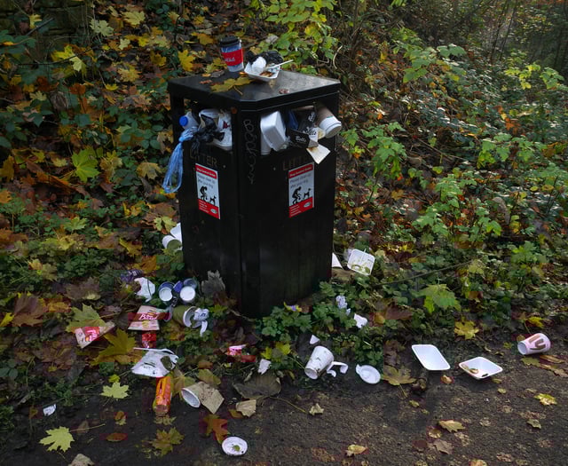 Monmouthshire denies removing litter bins