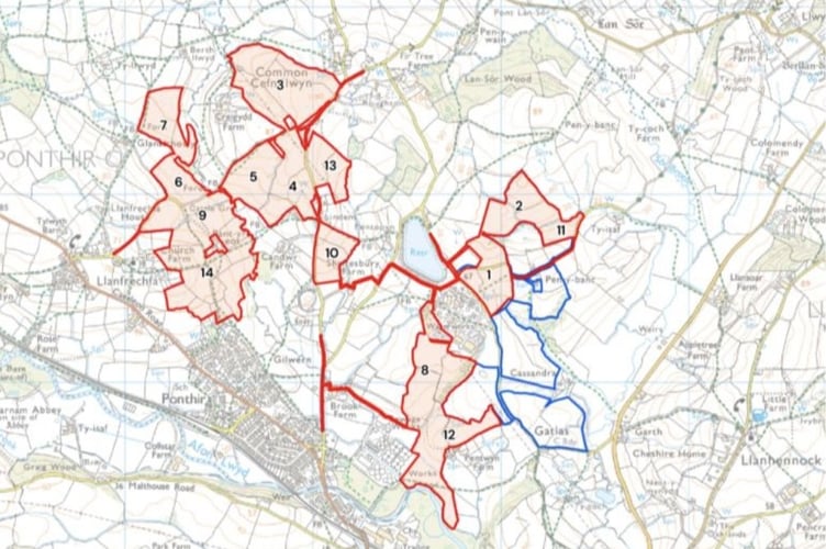 The plan for the solar farm across the three counties
