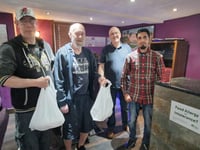Indian Summer treats Foodbank clients to meals