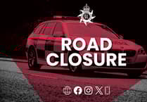 A40 southbound Raglan closed