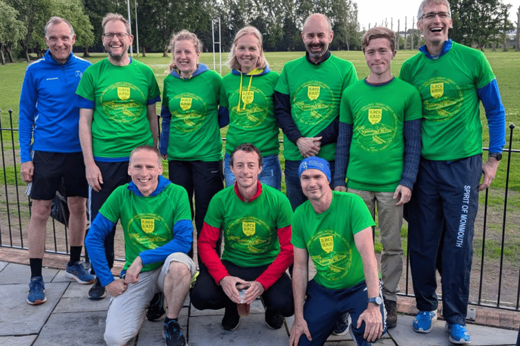 Some of the Spirit of Monmouth Rack Raid team